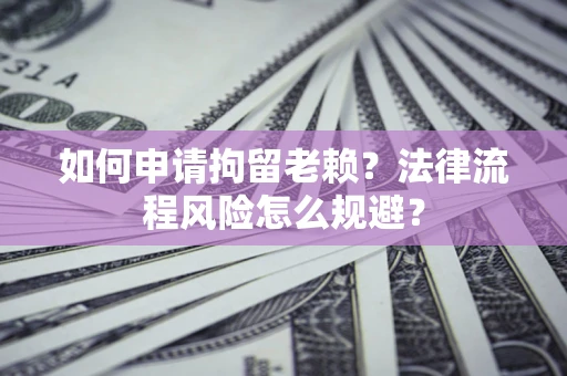 武汉如何申请拘留老赖？法律流程风险怎么规避？