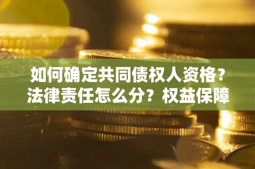 武汉如何确定共同债权人资格？法律责任怎么分？权益保障技巧揭秘！