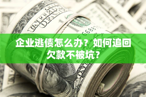 武汉企业逃债怎么办？如何追回欠款不被坑？