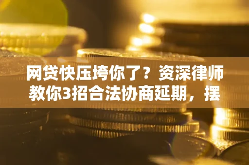 武汉网贷快压垮你了？资深律师教你3招合法协商延期，摆脱暴力催收！
