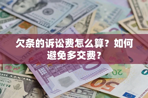 武汉欠条的诉讼费怎么算？如何避免多交费？
