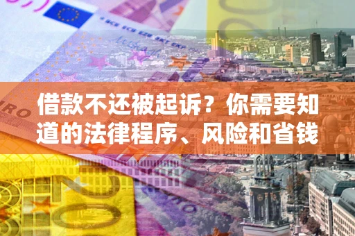 武汉借款不还被起诉？你需要知道的法律程序、风险和省钱技巧