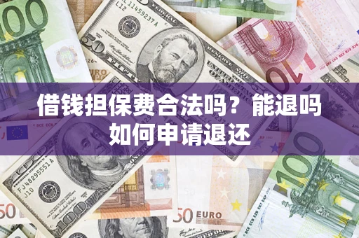 武汉借钱担保费合法吗？能退吗如何申请退还